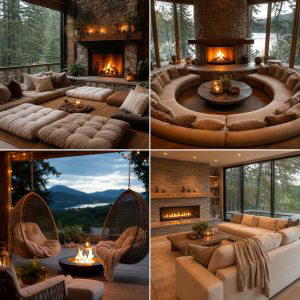 25 Fireplace Seating Ideas to Cozy Up Your Living Room