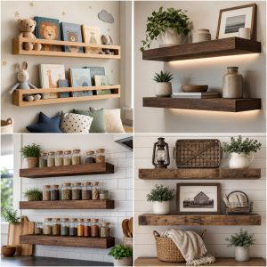 25 Floating Shelves Ideas for Stylish and Functional Storage