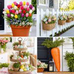 25 Front Porch Decor Ideas For Easter With Fresh Spring Charm