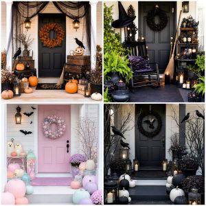 25 Front Porch Decor Ideas For Halloween With Spooky Charm