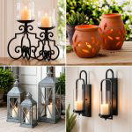25 Front Porch Decor Ideas With Candle Holders That Glow