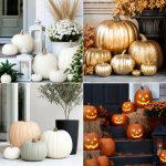 25 Front Porch Decor Ideas With Fake Pumpkins for Fall Charm
