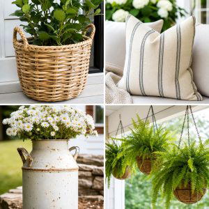 25 Front Porch Decor Ideas With Farmhouse Charm Youll Love