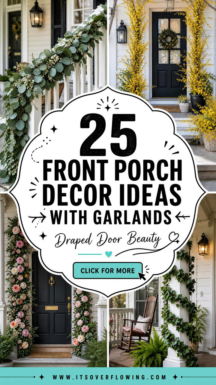 25 Front Porch Decor Ideas With Garlands - 25 Front Porch Decor Ideas With Garlands
