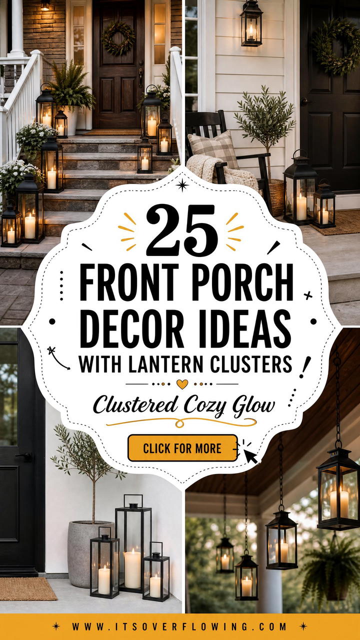 25 Front Porch Decor Ideas With Lantern Clusters - 25 Front Porch Decor Ideas With Lantern Clusters