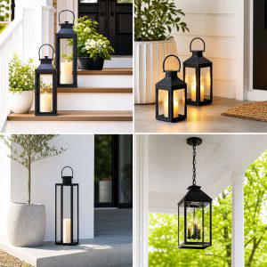 25 Front Porch Decor Ideas With Lantern Clusters