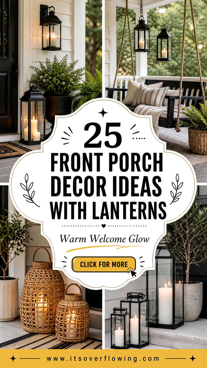 25 Front Porch Decor Ideas With Lanterns - 25 Front Porch Decor Ideas With Lanterns