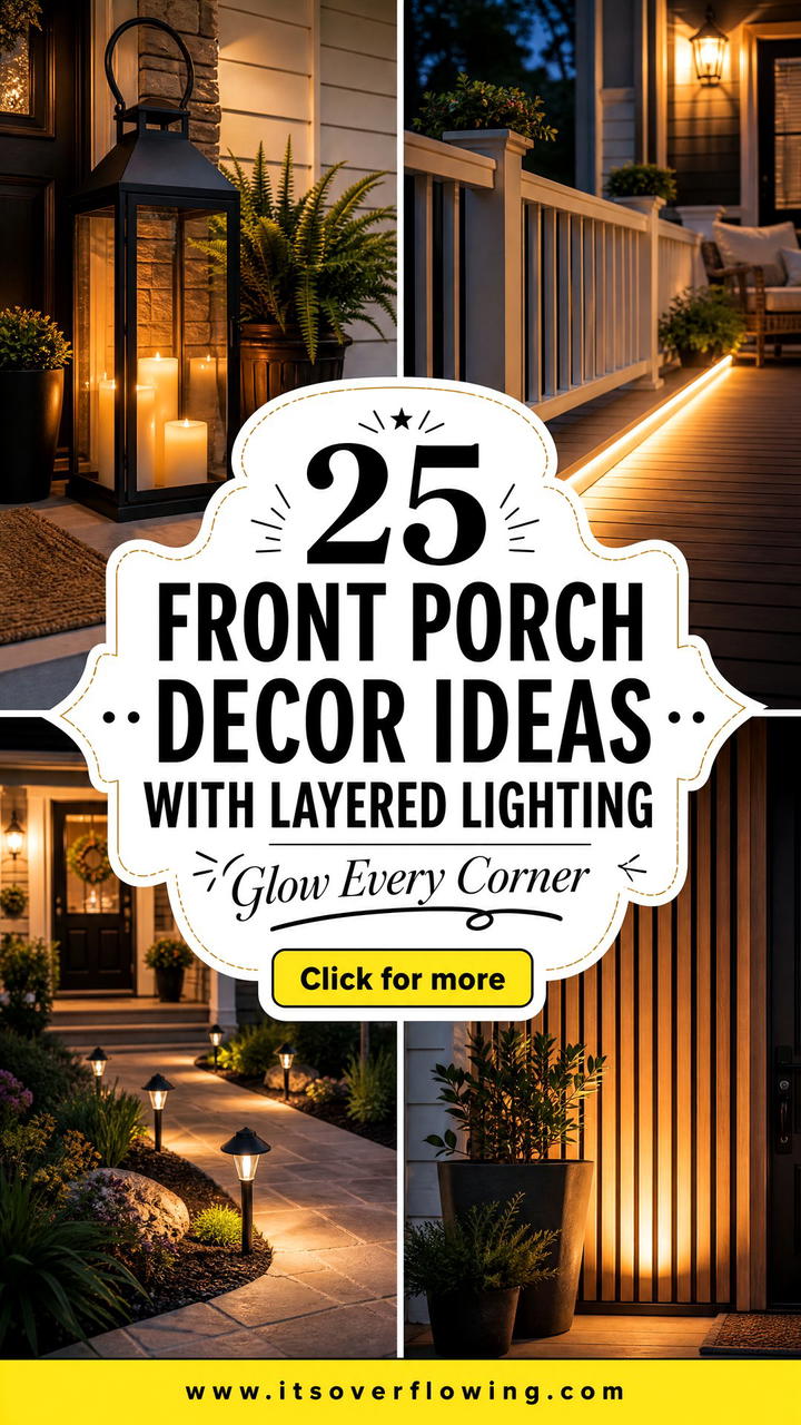 25 Front Porch Decor Ideas With Layered Lighting - 25 Front Porch Decor Ideas With Layered Lighting