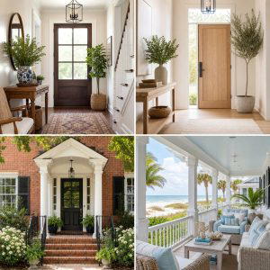 25 Front Porch Decor Ideas With Magnolia Wreaths