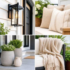 25 Front Porch Decor Ideas With Neutral Tones For Calm Style