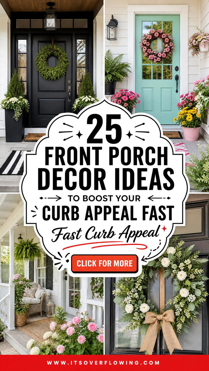 25 Front Porch Decor Ideas to Boost Your Curb Appeal Fast - 25 Front Porch Decor Ideas to Boost Your Curb Appeal Fast