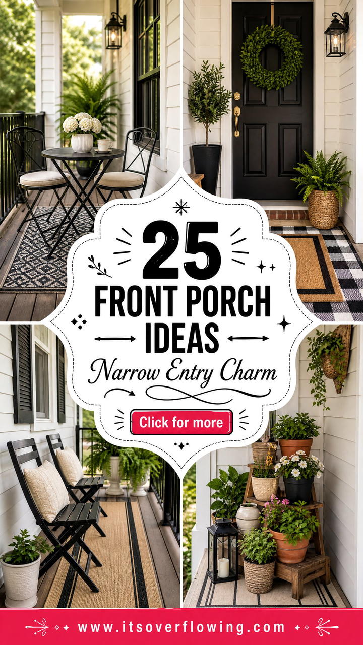25 Front Porch Ideas For Narrow Entry Spaces With Charm - 25 Front Porch Ideas For Narrow Entry Spaces With Charm