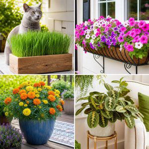 25 Front Porch Ideas With Cat Safe Plants For Charm