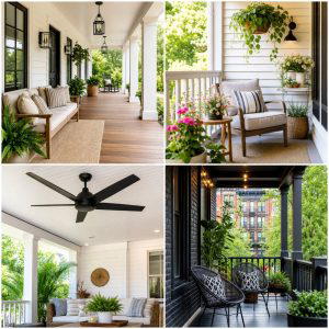 25 Front Porch Ideas With Ceiling Fan for Cool Comfort