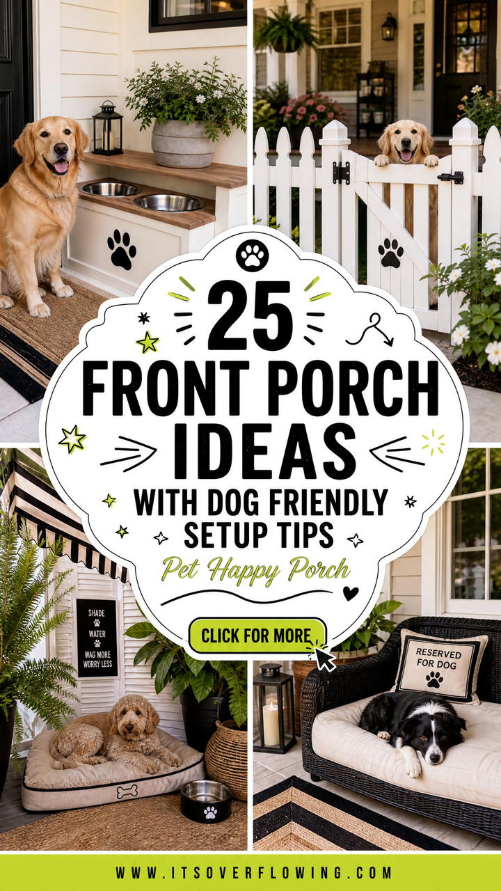 25 Front Porch Ideas With Dog Friendly Setup Tips - 25 Front Porch Ideas With Dog Friendly Setup Tips