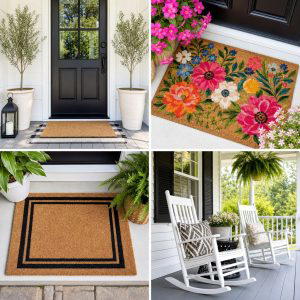 25 Front Porch Ideas With Doormat Styling Tips