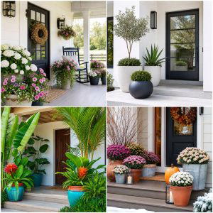 25 Front Porch Ideas With Flowers for Beautiful Curb Appeal