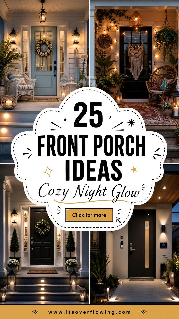 25 Front Porch Ideas With Layered Lighting for Cozy Nights - 25 Front Porch Ideas With Layered Lighting for Cozy Nights