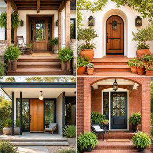 25 Front Porch Ideas With Matching Planters for Polished Style