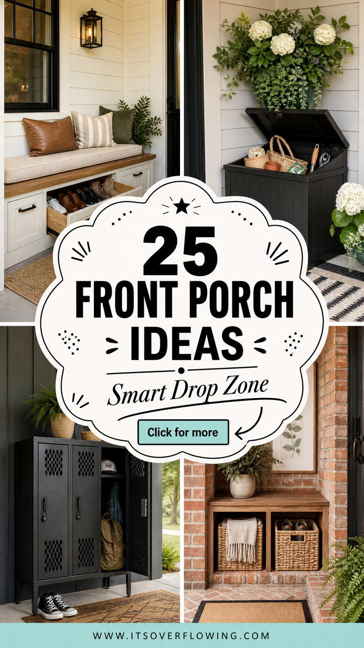 25 Front Porch Ideas With Package Drop Zone for Smart Style - 25 Front Porch Ideas With Package Drop Zone for Smart Style