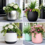 25 Front Porch Ideas With Painted Pots for Colorful Charm