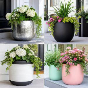 25 Front Porch Ideas With Painted Pots for Colorful Charm
