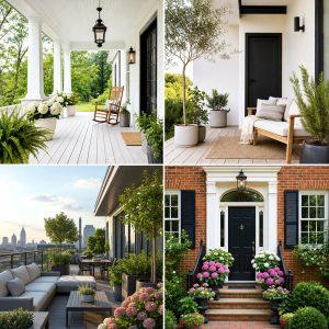 25 Front Porch Ideas With Porch Bed Swing Youll Love Now