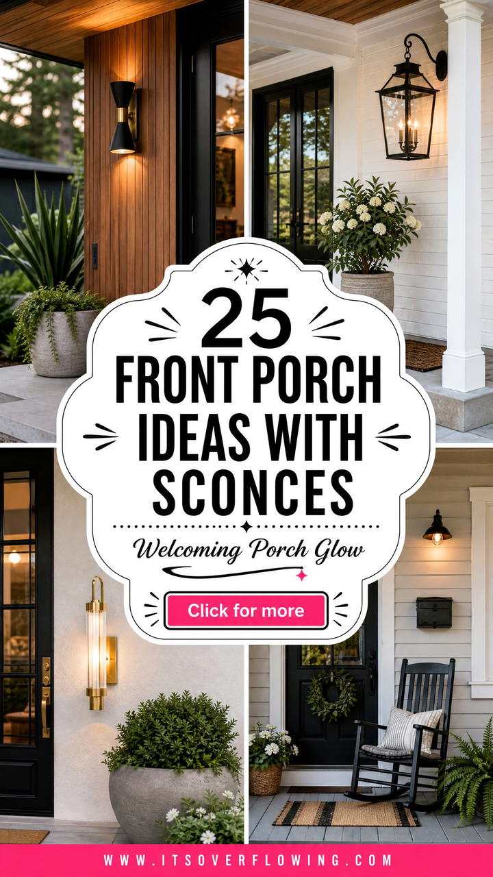 25 Front Porch Ideas With Sconces for a Welcoming Glow - 25 Front Porch Ideas With Sconces for a Welcoming Glow