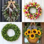 25 Front Porch Ideas With Seasonal Wreaths for Every Month