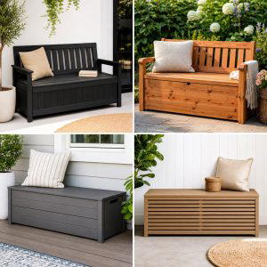 25 Front Porch Ideas With Storage Bench for Tidy Style