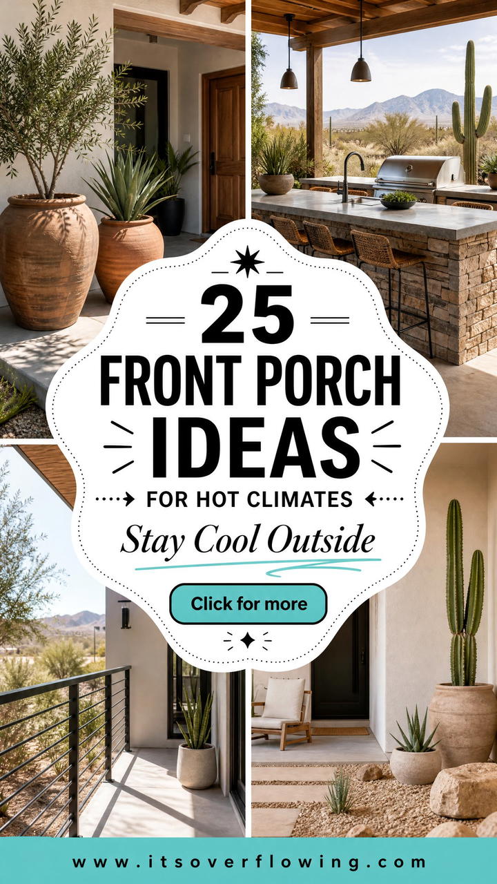 25 Front Porch Ideas for Hot Climates That Stay Cool - 25 Front Porch Ideas for Hot Climates That Stay Cool