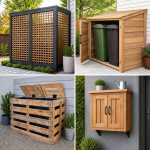 25 Garbage Can Storage Ideas for Neat Spaces
