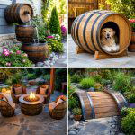25 Garden Decor Ideas With Barrels For Rustic Outdoor Charm