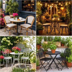 25 Garden Decor Ideas With Bistro Sets for Cozy Patios