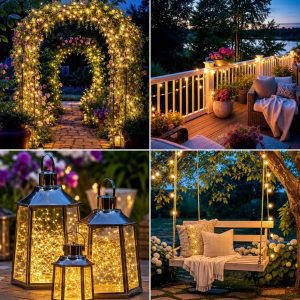 25 Garden Decor Ideas With Fairy Lights For Magical Nights