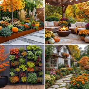 25 Garden Decor Ideas With Fall Decor For Cozy Outdoor Vibes
