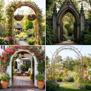 25 Garden Decor Ideas With Garden Arches For Stunning Style