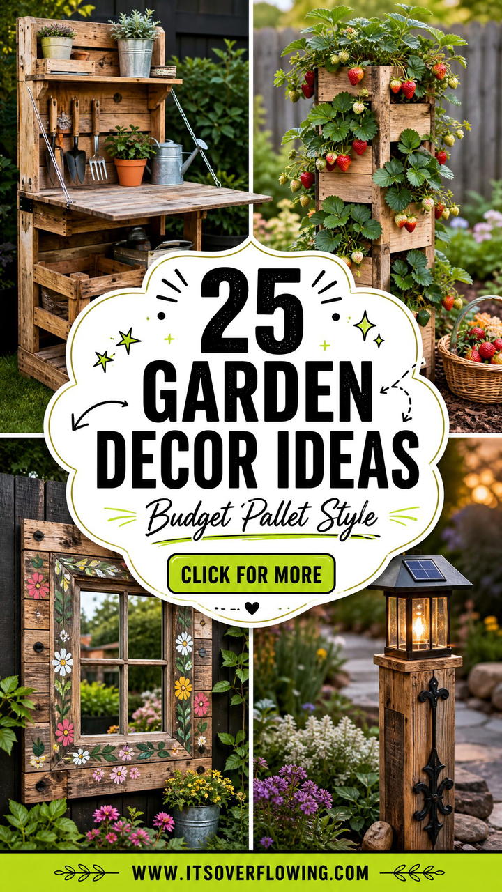 25 Garden Decor Ideas With Pallet Projects for Budget Style - 25 Garden Decor Ideas With Pallet Projects for Budget Style