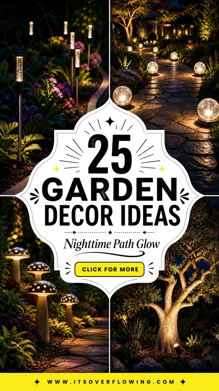 25 Garden Decor Ideas With Pathway Lighting for Nighttime Glow - 25 Garden Decor Ideas With Pathway Lighting for Nighttime Glow
