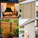 25 Garden Decor Ideas With Pergola Curtains for Dreamy Shade