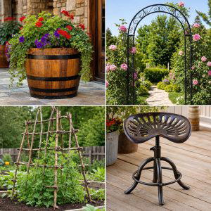 25 Garden Decor Ideas With Rustic Accents for Cozy Charm