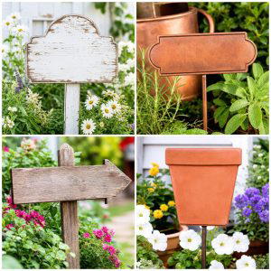 25 Garden Decor Ideas With Signs to Personalize Your Yard