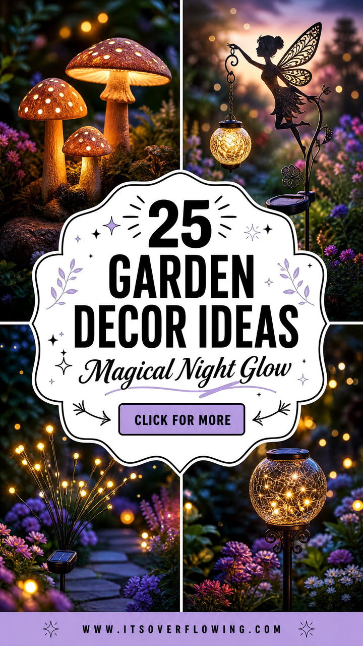 25 Garden Decor Ideas With Solar Stakes for Magical Glow - 25 Garden Decor Ideas With Solar Stakes for Magical Glow