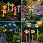 25 Garden Decor Ideas With Solar Stakes for Magical Glow