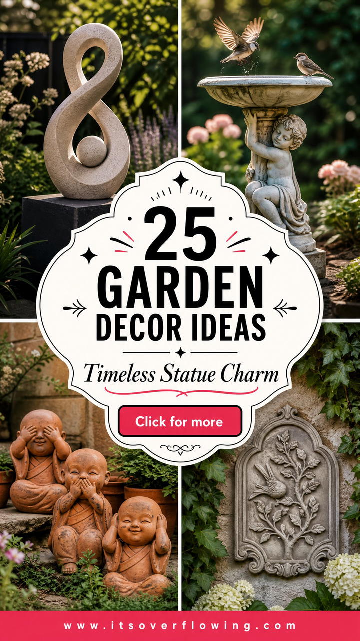 25 Garden Decor Ideas With Statues for Timeless Charm - 25 Garden Decor Ideas With Statues for Timeless Charm