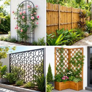 25 Garden Decor Ideas With Trellis Backdrops for Chic Style