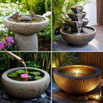 25 Garden Decor Ideas With Water Bowls for Tranquil Charm