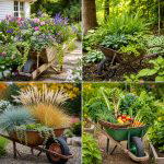 25 Garden Decor Ideas With Wheelbarrows for Rustic Charm