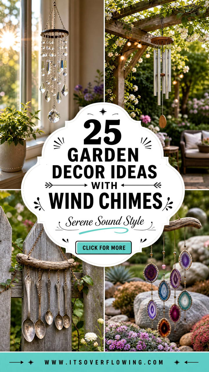 25 Garden Decor Ideas With Wind Chimes for Serene Spaces - 25 Garden Decor Ideas With Wind Chimes for Serene Spaces
