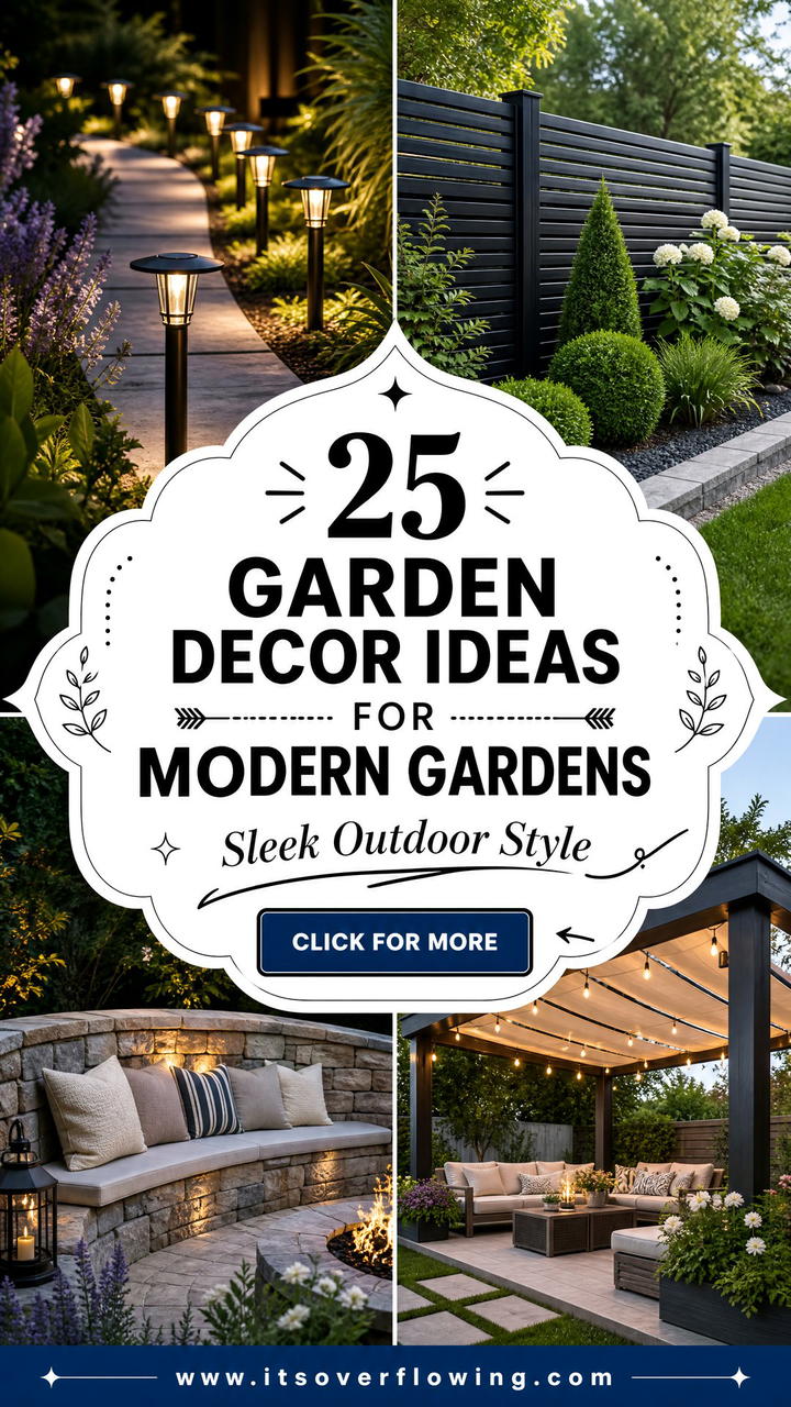 25 Garden Decor Ideas for Modern Gardens With Sleek Style - 25 Garden Decor Ideas for Modern Gardens With Sleek Style